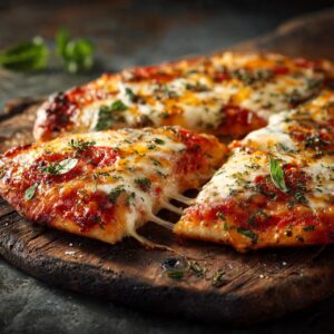 double cheese pizza