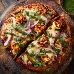 tandoori paneer pizza